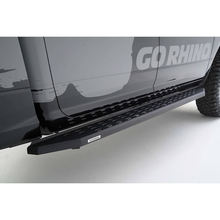 Go Rhino 15-17 RAM 1500 CREW CAB RB20 RUNNING BOARDS TEXTURED BLACK 69420687PC